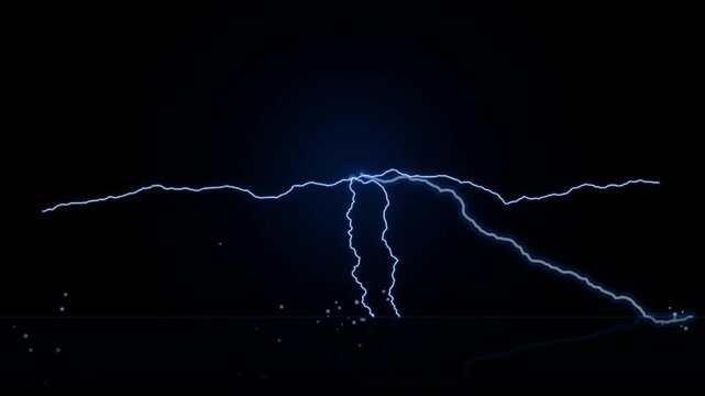 Pink Neon Plasma Discharge Arc Electric Lightning Animation 4k video