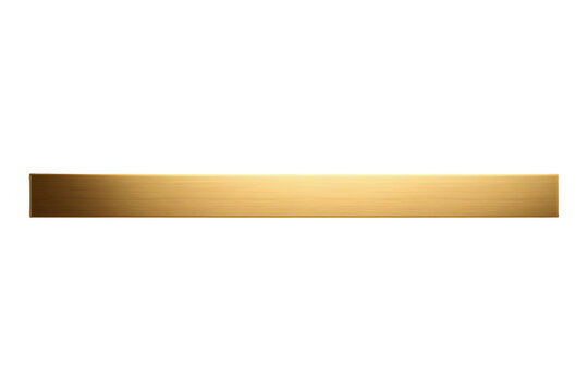 Slim metallic gold ribbon band