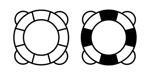 Life buoy icon simple drawings set. EPS10 © ramsey