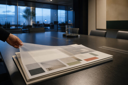 Approved Concept Boards for Final Design Direction Client Signoff Material Selection Branding and Creative Project