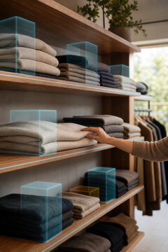 Boutique Inventory Shelf Scan for Fashion Retail Stock Monitoring Automated Replenishment and Smart Store Operations