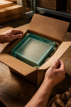 Ecommerce Fulfillment Package Dimension Scan for Warehouse Shipping Automation and Logistics Optimization