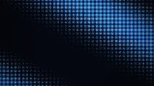 Blue halftone dot matrix background, abstract digital pixel pattern motion pixel abstract background