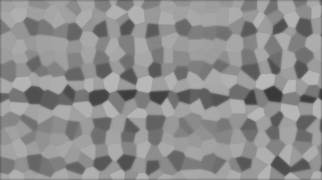 Abstract monochrome mosaic pixel texture. Modern black and white geometric background for digital art, presentation and web design.
