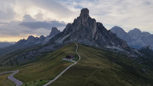 Ra Gusela- Passo Giau- Dolomites- Eastern Alps. Italy.
