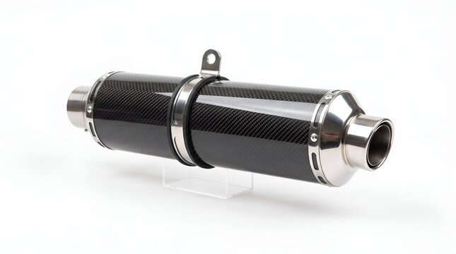 Carbon Fiber Motorcycle Exhaust Silencer Muffler.