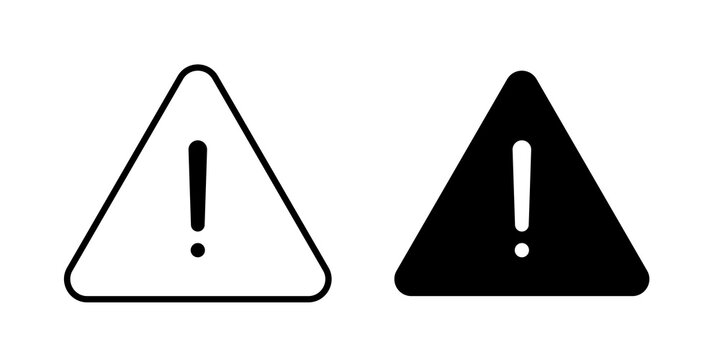 attention sign vector design series
