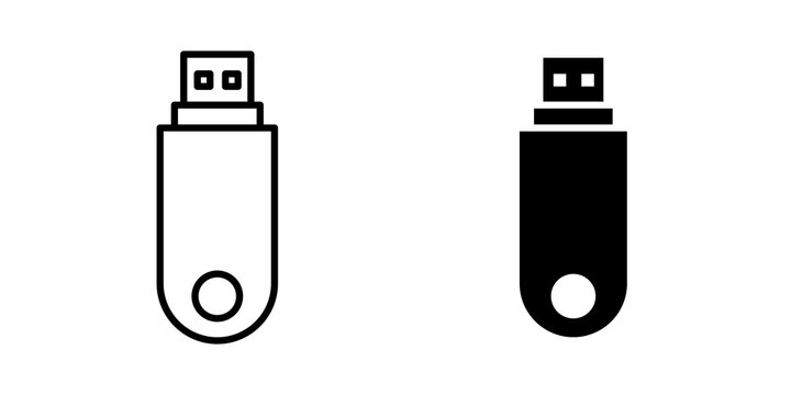 usb drive icon vector design series
