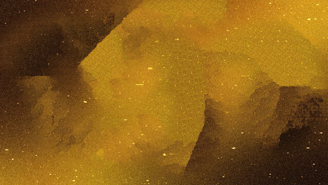 Abstract Grainy Golden and Dark Bronze Texture Background with Shimmering Light Effect