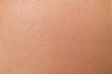 Fototapeta premium Closeup human skin texture macro on neutral clinical background