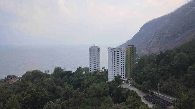 aerial view of rivera de atitlan