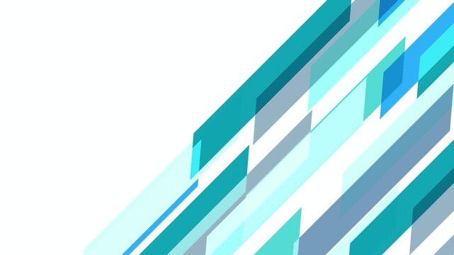 Abstract Blue Diagonal Geometric Shapes 4K