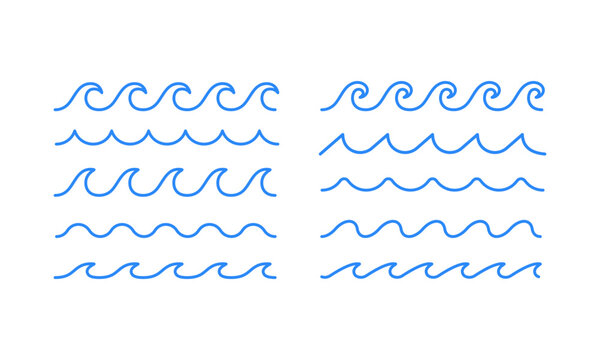 Blue Wave Patterns Collection