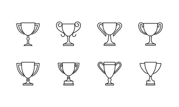 Trophy Icon Set