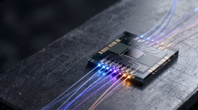 Photonic Processor with Fiber Optic Data Channels
