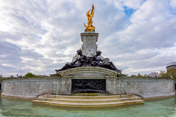 Victoria memorial at Buckingham palace in London, UK