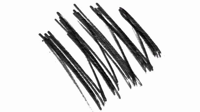 Self-drawing pencil sketches on a white screen.