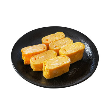 卵焼き 自家製手作りの切り抜き 厚焼き玉子お惣菜和食おかず食材素材