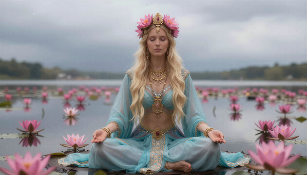 Lotus Crown Meditation Serenity