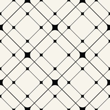 Vector seamless pattern featuring an abstract, stylish background with simple minimal squares and a modern graphic aesthetic. The repeating design creates a clean, decorative texture.