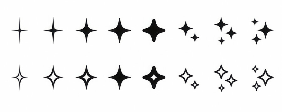 PrinStar icon set. Ai star vector icon