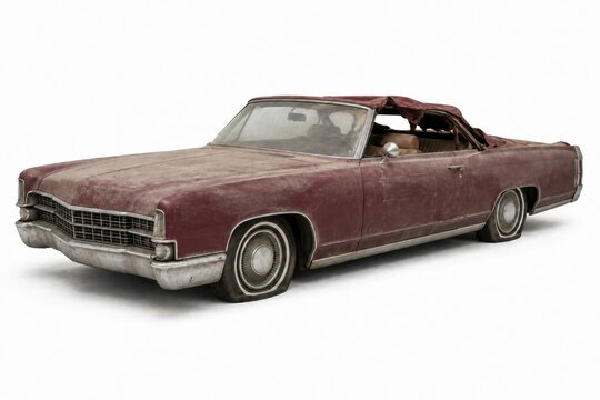 Abandoned Luxury Convertible