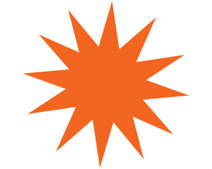 Obraz premium Elegant and classic colored star emblem icon—vector logo illustration.