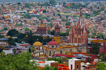 Fototapeta premium The town of San Miguel de Allende in Guanajuato