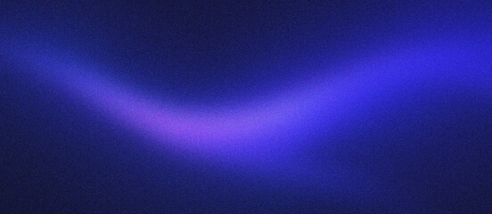 Fototapeta premium Abstract blue light wave on dark background, glowing neon purple energy trail with soft blur texture, futuristic motion blur background for technology banners and digital wallpaper designs.
