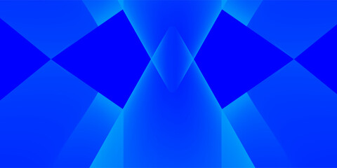 Fototapeta premium Blue geometric abstract backround. Vector illustration