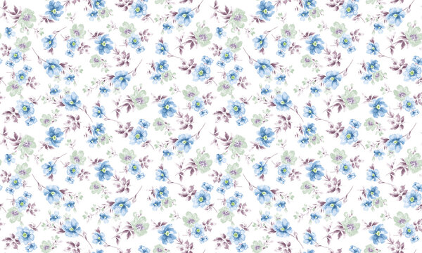 simple floral pattern with small flowers

