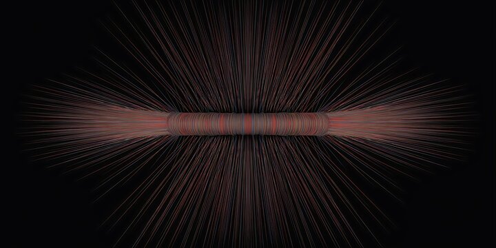 Abstract dynamic red and dark fiber explosion burst graphic design element background vector illustration for modern technology websites and creative advertising projects.