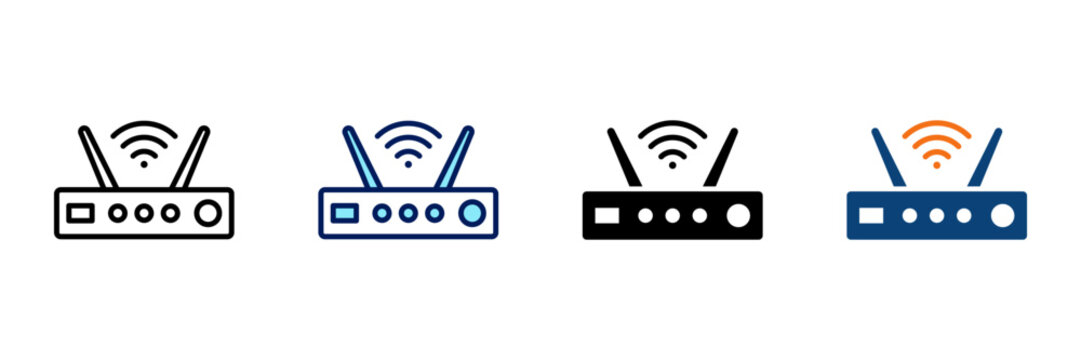 Broadband Multistyle Icon Set