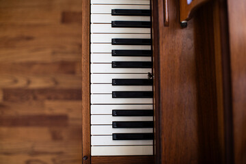 piano keys closeup © Robby