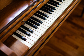 piano keys close up © Robby