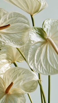 white calla lilies