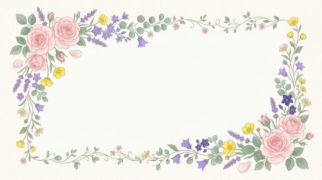A floral arrangement with pink roses, yellow daisies, and green leaves on a white background.