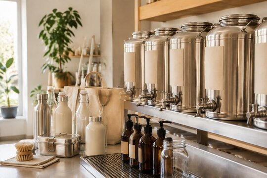 Refill station counter