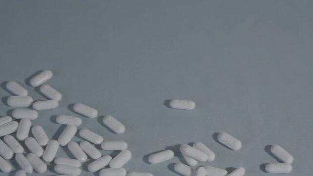 Many Pills Medication Decreasing Increasing With Dolly Move