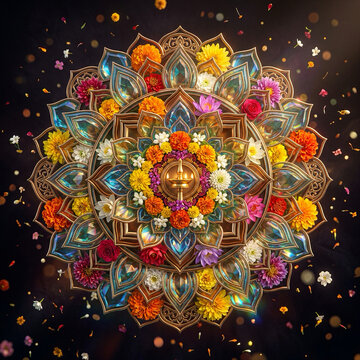 Modern Onam Premium Contemporary 3D Festival Design
