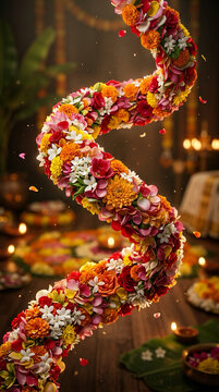 Modern Onam Premium Contemporary 3D Festival Design