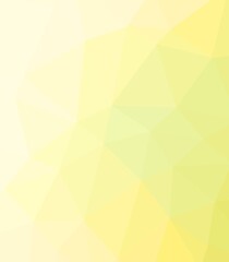 Obraz premium Pale Yellow Low Poly Geometric Abstract Background