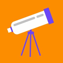 Telescope Astronomy Observation Science Icon © Jegos
