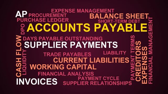 Accounts Payable Word Cloud