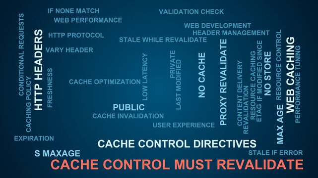 Cache Control Must Revalidate Word Cloud