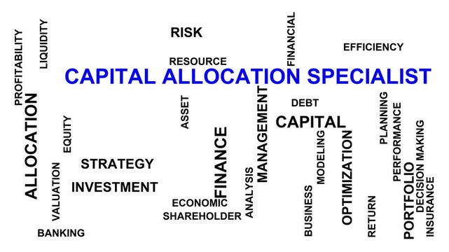 Capital Allocation Specialist Word Cloud