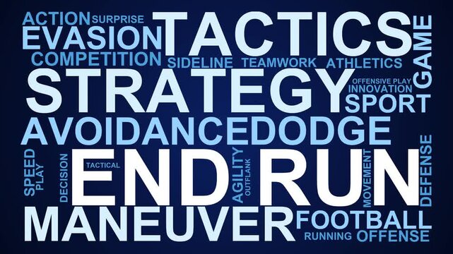 End Run Word Cloud