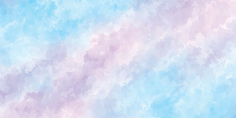 Fototapeta premium Abstract Pastel Watercolor Background with Soft Blue and Purple