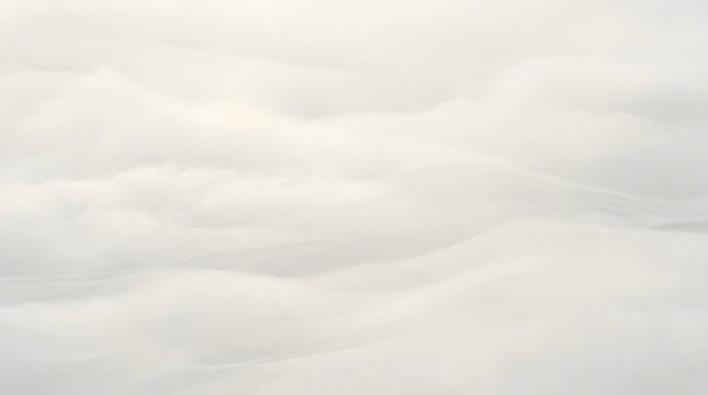 A soft and ethereal white textured background featuring delicate layers of flowing cloud formations.