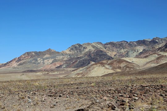 Colorful panorama - Death Valley National Park, California